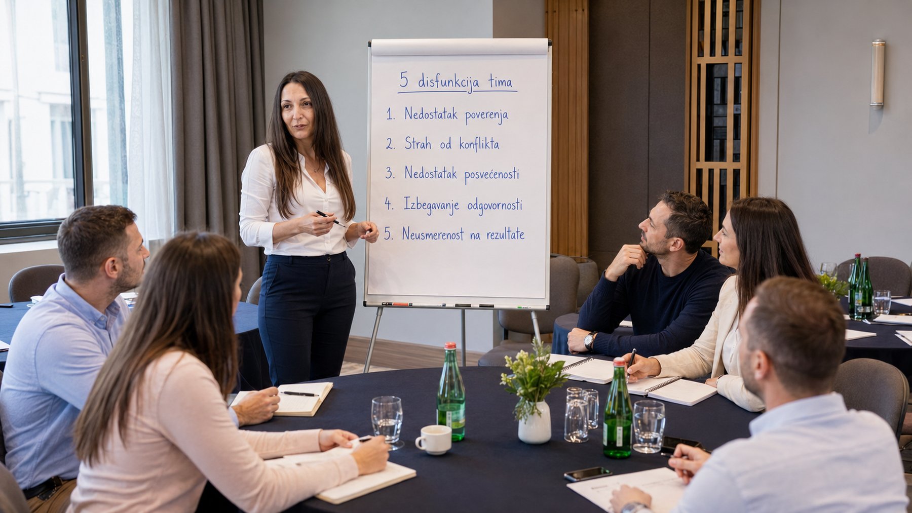 Trening za kompanije - 5 disfunkcija tima